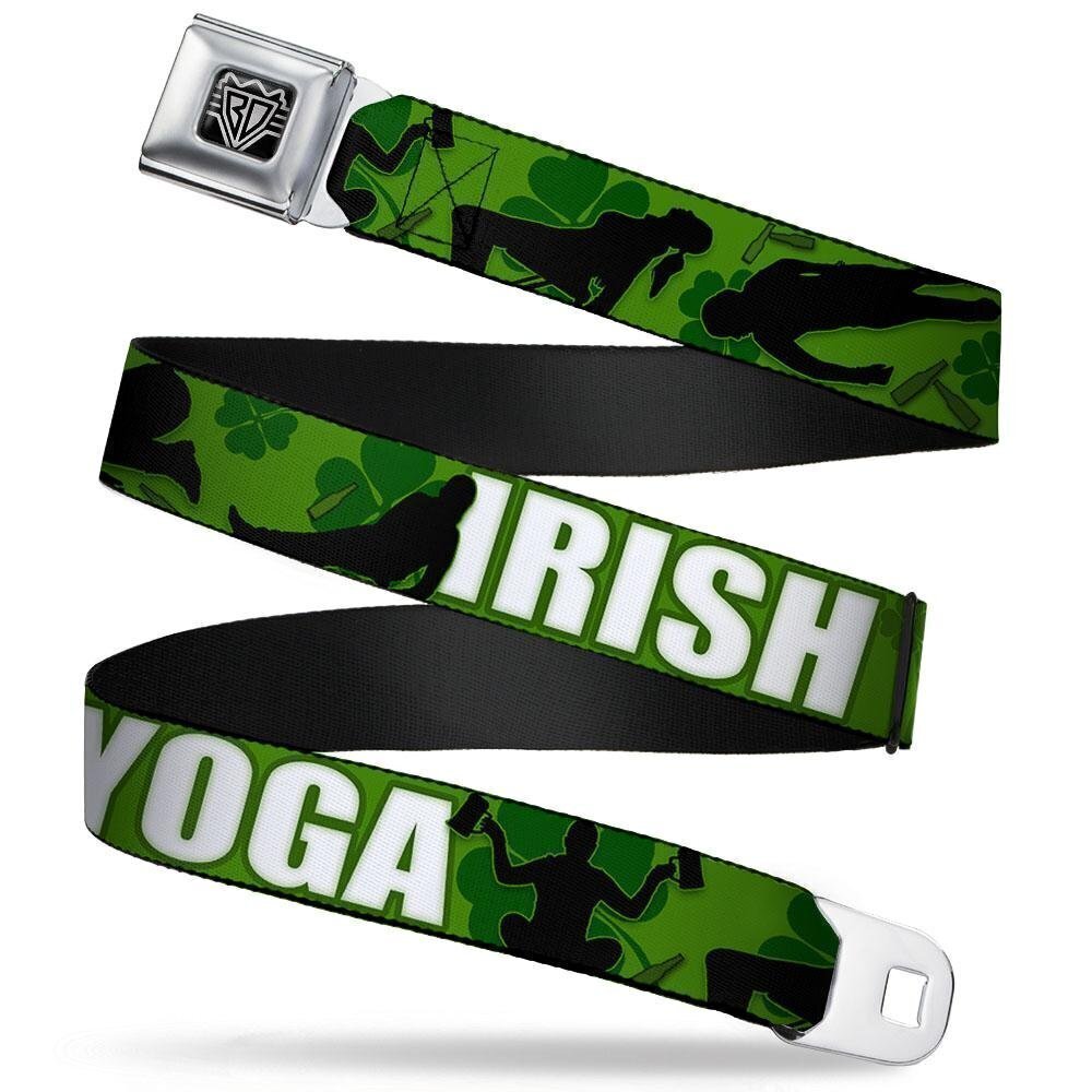 2915 INC. Unisex-Adult's Buckle-Down Seatbelt Belt Irish Quote XL